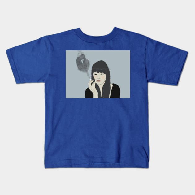 Smoking Kids T-Shirt by DemoNero